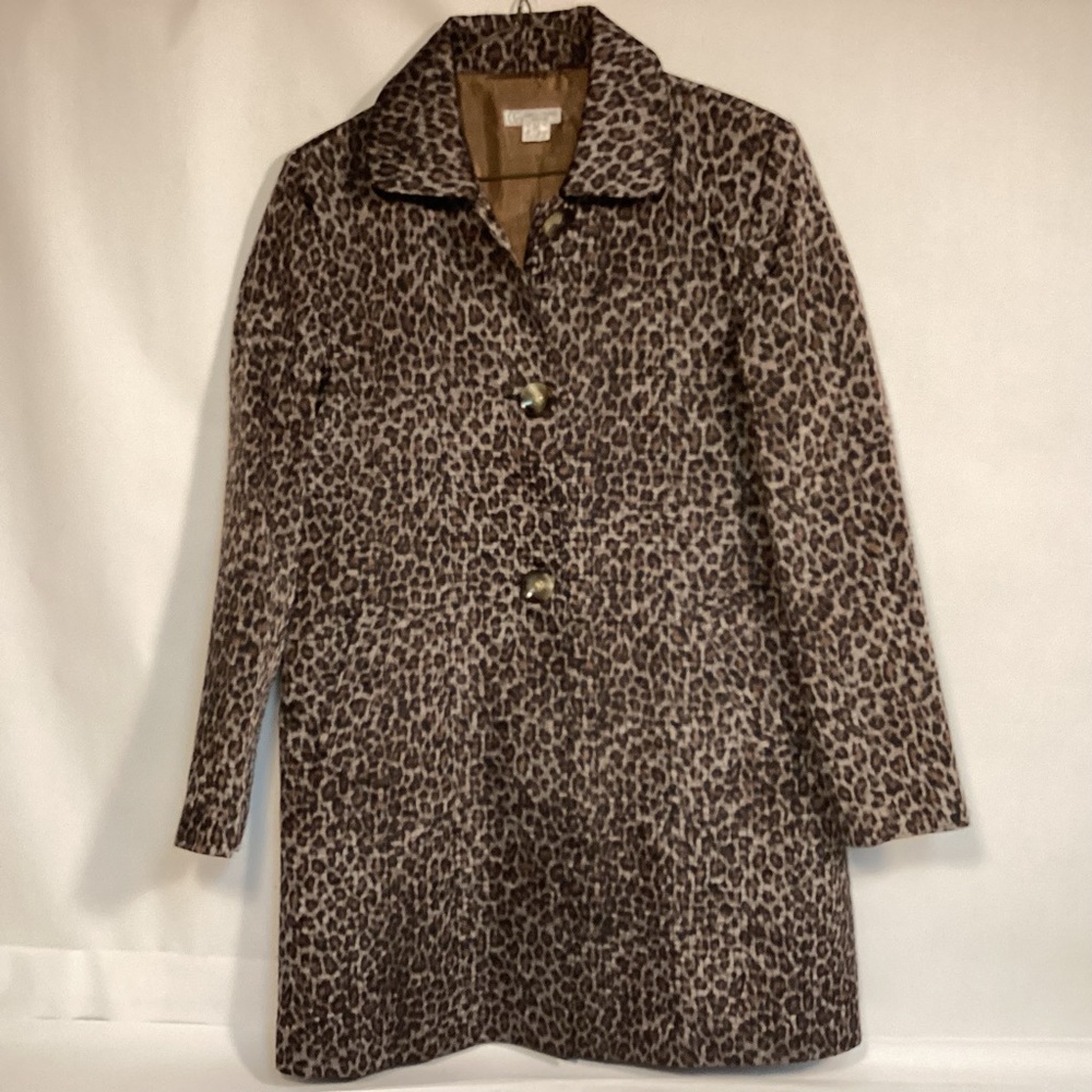 Grace Chuang New York Leopard Print Jacket size medium